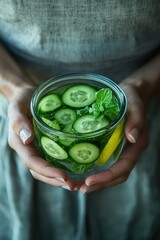 Refreshing drink. AI.