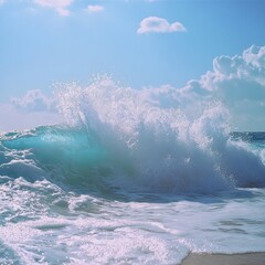 Turquoise Ocean Wave