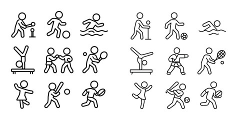 Minimalist Youth Program Icons