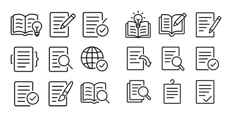 Editorial Stages Icons