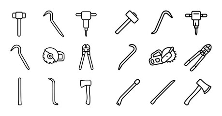 Demolition Tool Icons