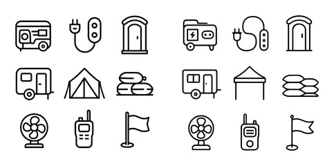 Fototapeta premium Essential Location Icons
