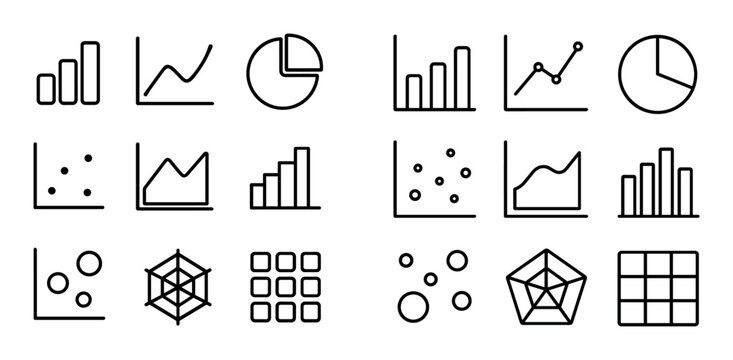 Minimalist Chart Icons