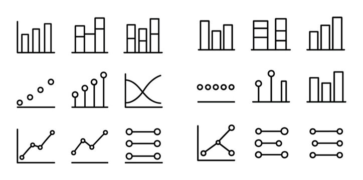 Minimalist Chart Icons