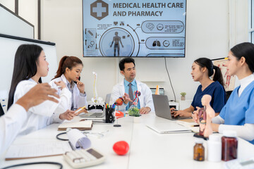 Medical Team Meeting Healthcare Presentation