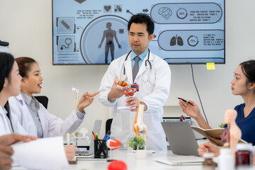 Medical Presentation with Anatomical Model