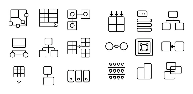 Scalability Solutions Icons