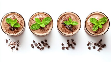Chocolate Mint Smoothies.