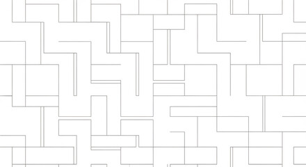 White background with a simple abstract linear pattern of gray lines and shapes