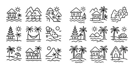 Honeymoon Icon Grid