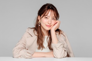 カウンセリングやインタビューに使える女性の表情素材