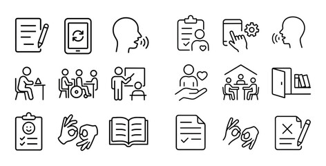 Special Needs Icons Grid
