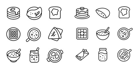 Breakfast Icon Collection