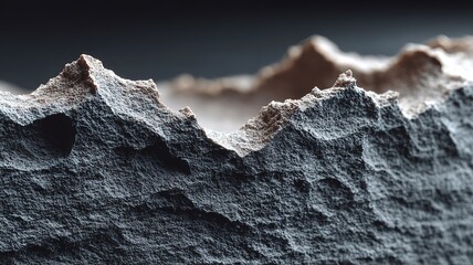 Abstract black texture with torn edges and white space, conveying raw contrast and bold minimalism