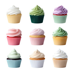 Colorful Cupcakes Delicious and Visually Appealing Dessert Options