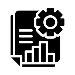 data management glyph icon
