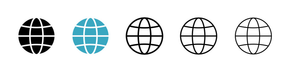 Website icons in Multiple Styles Set. Vector Illustration