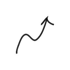 手書きの矢印アイコン