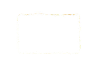 Obraz premium frame made of rope isolated on white