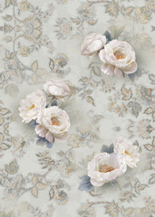 Artistic Floral and Landscape Motif Assortment Showcase