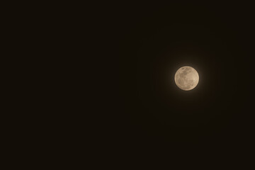 Beautiful full moon in the sky, moon night