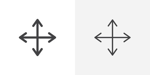 Drag icon vector symbol for mobile apps and website UI designs.