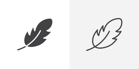 Feather icon vector symbol for mobile apps and website UI designs. © Recoonde