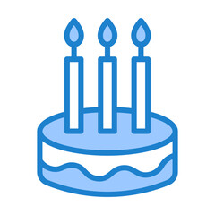 Candles On Cake Icon