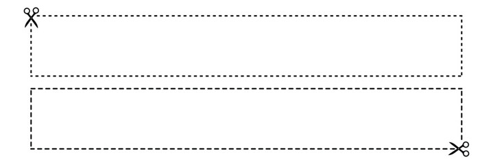 Fototapeta premium Scissor with cut line icon. paper dash cut mark icon. scissor trim line icon. dotted dash cutting&nbsp;line&nbsp;symbol . Vector Illustration&nbsp;.&nbsp;EPS&nbsp;10&nbsp;.