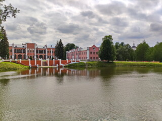 Obraz premium Summer clouds over the Russian countryside