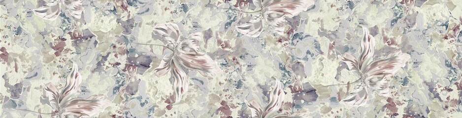 Whimsical Floral and Scenic Pattern Assortment for Crafts