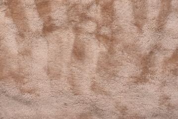 Texture of brown velvet fabric