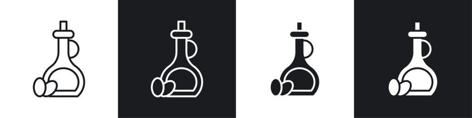 Olive oil icons graphic vectors