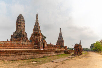 Obraz premium Wat Chaiwatthanaram Temple