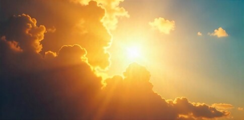 A bright, cheerful beacon shines, bathed in sunlight, casting a warm golden glow Perfect for concepts of hope, guidance, and optimistic futures , summer, warm