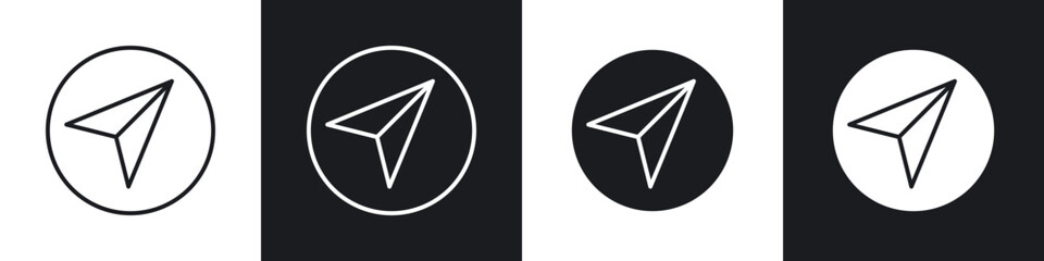 send Message icons vector graphics for web designs