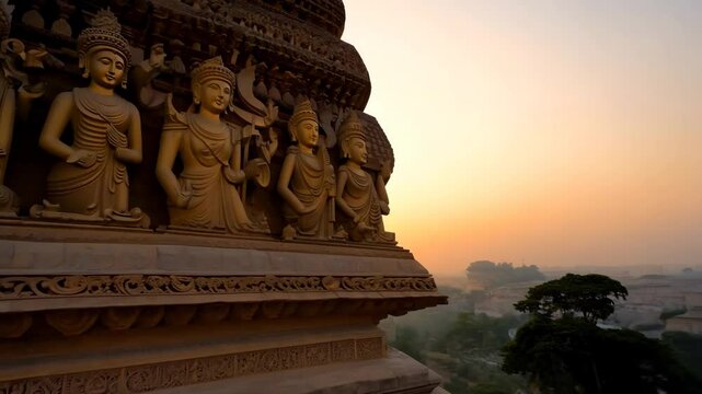 carvings on Konark Sun Temple