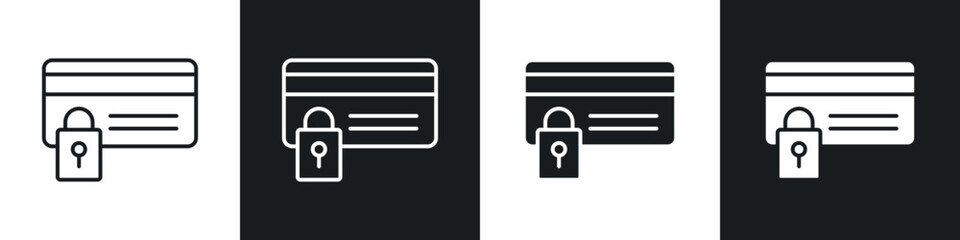 Obraz premium Credit limit icons in solid and stroke graphics