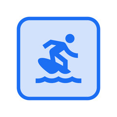 Surfing Icon