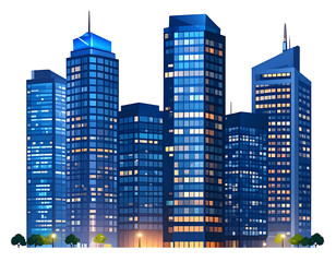 City skyline at night (3)