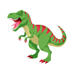 tyrannosaurus rex dinosaur vector