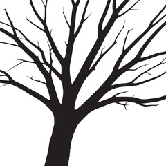 Fototapeta premium tree silhouette vector