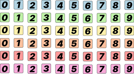 numbers vector