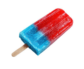 Colorful frozen treat for summer enjoyment on a hot day