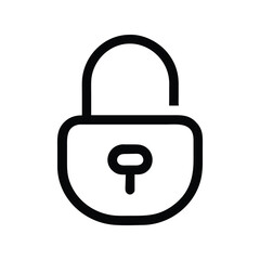 lock icon vector illustration
