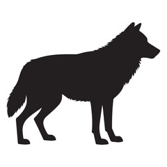 Wolf vector silhouette