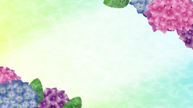 夏の梅雨の季節
