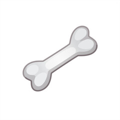 Editable dog chewing bone vector icon. Emoji bone icon. Veterinary, animal, pet care, pet shop. Vector 10 eps.