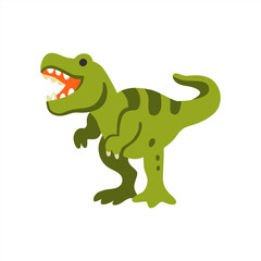 A Cute Allosaurus Dinosaur Emoji Vector Illustration