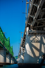 Obraz premium 웅장한 한강대교 아래서